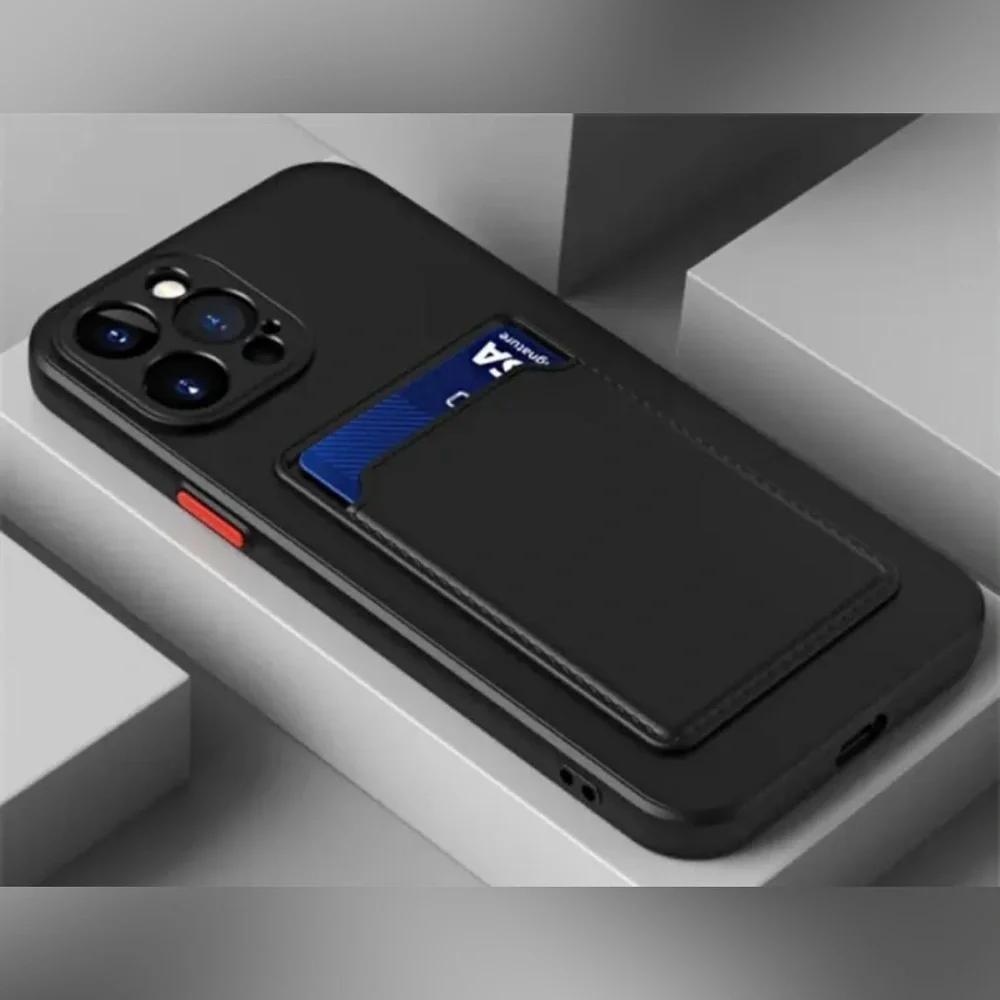 NEW!! iPhone 15 Pro Max Card Slot Case ✨✨ - BLACK
